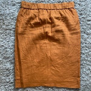 J. Crew Pull On Linen Skirt